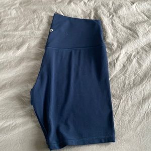 Lululemon Align Shorts 8” length, size 12 Navy